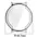 Bizon Case Watch Felipe Huawei Watch GT 5 Pro 42 mm silver