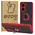 Bizon Case Hybrid Ring Oppo A58 4G smoky with a red frame