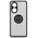 Bizon Case Hybrid Ring Oppo A58 4G smoky with a black frame