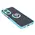 Bizon Case Hybrid Ring Oppo A58 4G smoky with a light blue frame