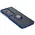 Bizon Case Hybrid Ring Oppo Reno11 F 5G smoky with a navy blue frame