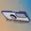 Bizon Case Hybrid Ring Oppo Reno 12 smoky with a navy blue frame
