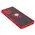 Bizon Case Hybrid Ring Oppo A58 4G smoky with a red frame