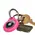 Bizon Case Locator Keychain Apple AirTag pink