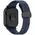 Bizon Strap Watch Silicone 22 mm navy blue