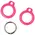 Bizon Case Locator Keychain Apple AirTag pink