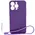 Bizon Case Silicone Magnetic Apple iPhone 13 Pro plum