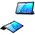 Bizon Case Tab Croc TCL Tab 10s 9080G (2021) navy blue