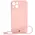 Bizon Case Silicone Magnetic Apple iPhone 14 light pink
