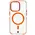 Bizon Case Marco Apple iPhone 14 Pro clear with orange frame