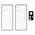 Bizon Glass Edge 3D tempered glass - [2 PACK] + lens protection Xiaomi 12 / 12X black