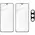 BIZON Edge Pack 2x screen glass + camera glass Samsung Galaxy A24