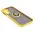 Bizon Case Hybrid Ring Samsung Galaxy A24 4G smoky with a yellow frame