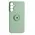 Bizon Case Silicone Ring Sq Samsung Galaxy A24 light green