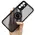 Bizon Case Hybrid Ring Samsung Galaxy A14 4G / 5G smoky with a black frame