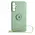 Bizon Case Silicone Ring Sq Samsung Galaxy A24 light green