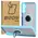 Bizon Case Hybrid Ring Samsung Galaxy A24 4G smoky with a light blue frame