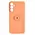 Bizon Case Silicone Ring Sq Samsung Galaxy A24 orange