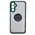 Bizon Case Hybrid Ring Samsung Galaxy A24 4G smoky with a dark green frame
