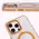 Bizon Case Marco Apple iPhone 15 Pro Max clear with orange frame