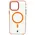 Bizon Case Marco Apple iPhone 15 Pro Max clear with orange frame