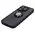 Bizon Case Hybrid Ring Apple iPhone 15 Pro smoky with a black frame