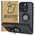 Bizon Case Hybrid Ring Apple iPhone 15 Pro smoky with a black frame