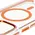 Bizon Case Marco Apple iPhone 15 Pro Max clear with orange frame