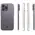 Bizon Case Clear Pack Apple iPhone 15 Pro Max clear