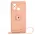 Bizon Case Silicone Ring Sq Xiaomi Redmi 12C light pink