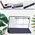 Bizon Case Tab Clear Matt Samsung Galaxy Tab S9 / S9 FE navy blue