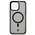 Bizon Case MatteO Apple iPhone 15 transparent with black frame