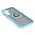 Bizon Case Hybrid Ring Samsung Galaxy S23 FE smoky with a light blue frame