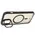 Bizon Case Eclipse Apple iPhone 15 smoky with a black frame