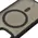 Bizon Case Eclipse Apple iPhone 15 smoky with a black frame
