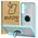 Bizon Case Hybrid Ring Samsung Galaxy S23 FE smoky with a light blue frame