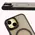 Bizon Case Eclipse Apple iPhone 15 smoky with a black frame