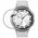 Bizon Glass Watch Edge Hybrid Samsung Galaxy Watch 6 Classic 47 mm black