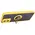 Bizon Case Hybrid Ring Motorola Moto G14 smoky with a yellow frame