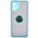 Bizon Case Hybrid Ring Motorola Moto G14 smoky with a light blue frame