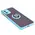 Bizon Case Hybrid Ring Motorola Moto G14 smoky with a light blue frame