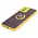 Bizon Case Hybrid Ring Motorola Moto G14 smoky with a yellow frame