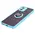 Bizon Case Hybrid Ring Motorola Moto G14 smoky with a light blue frame