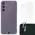 Bizon Case Clear Pack case + 2x screen glass + lens glass Samsung Galaxy A25 5G clear