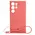 Bizon Case Silicone Sq Samsung Galaxy S24 Ultra dirty pink