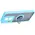 Bizon Case Hybrid Ring Xiaomi 14 smoky with a light blue frame