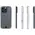Bizon Case Clear Pack case + 2x tempered glass + lens glass Apple iPhone 16 Pro