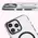 Bizon Case Marco Apple iPhone 16 Pro clear with black frame