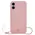 Bizon Case Silicone Magnetic Apple iPhone 16 light pink