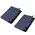 Bizon Case Tab Croc Apple iPad Pro 11" 5 gen. 2024 navy blue